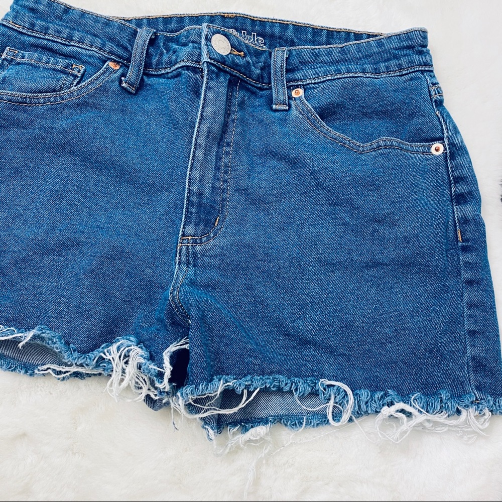 Wild Fable High Rise Ripped Mom Shorts - Picture 2 of 4